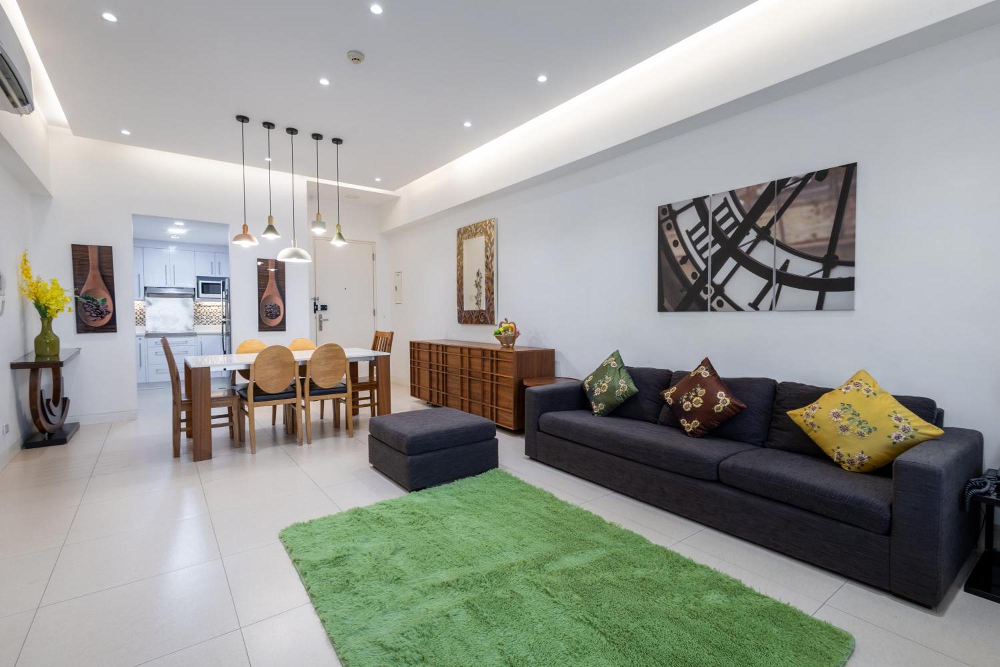 New 2Br Of 86Sqm With Parking & Netflix In Bgc Appartement Manilla Buitenkant foto